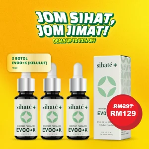 Evoo+K - Evoo Plus K 3 Botol